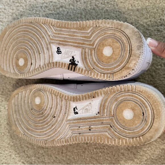 Air Force 1 white platform sneakers sz 11 women’s - Picture 8 of 9